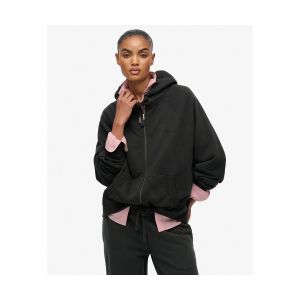 Superdry Sweatshirt &agrave; capuche zipp&eacute; femme Studios Relaxed