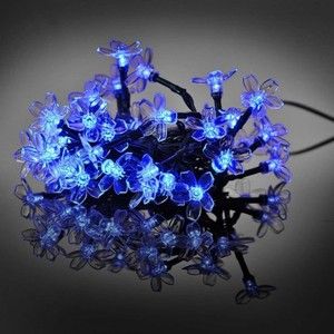 Image de Guirlande lumineuse solaire Fleurs 35 LED