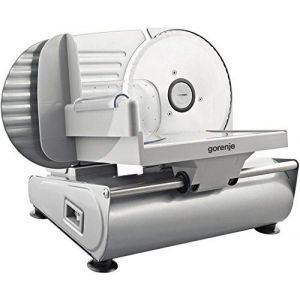 Gorenje R506e Slicer – Trancheuse à Jambon (acier inoxydable, couleur blanc)