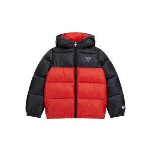 Guess Doudounes enfants HOODED LS PADDED PUFFER W/ZIP Multicolore - Taille 8 ans,10 ans,12 ans,14 ans,16 ans