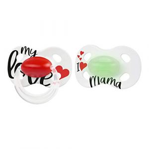 Medela Baby Sucettes Day & Night 18+ Mois Modèle Signature Love/Mama 2 Pièces