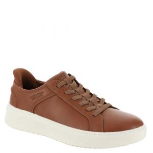 Skechers Baskets homme SLIP INS COURT BREAK - DOUBLE VENTED cognac