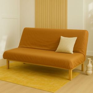 Image de Someo Drap housse pour matelas clic-clac biscuit 120x190 cm