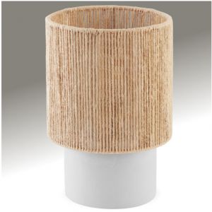 TecTake Lampe de chevet en jute style boh&egrave;me style boh&egrave;me avec technique de tressage 60 W fibre de jute naturelle