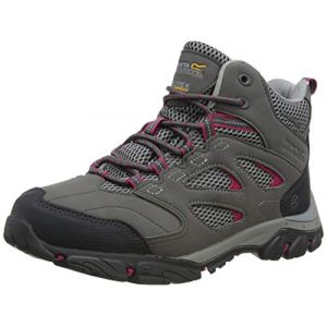 Image de Regatta Chaussures Techniques - Holcombe Iep, Hiking Boot Femme,Grey(Steel/Vivacious)6 UK (39 EU) EU