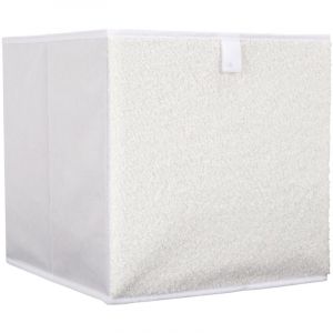 Linnea Cube de rangement cartonnée white