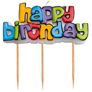 Image de Ibili Bougie Happy Birthday