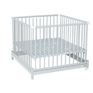 Image de Geuther 2234+LG13 Euro-Parc 2234+LG Deuxième parc pour enfant Gris à pois