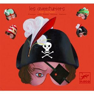 Djeco Masques en carton aventuriers