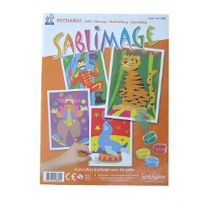 Image de Sentosphère Sablimage - Recharge de 4 planches : Cirque