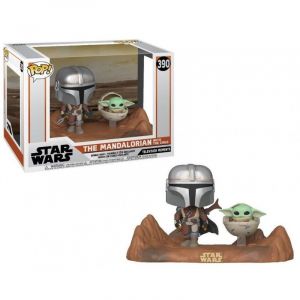 Funko Figurine Pop! TV Moment The Mandalorian Avec L'Enfant - Star Wars: The Mandalorian