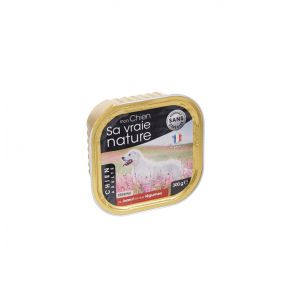 Sa vraie nature Boîte Chien Terrine Bœuf et Légumes - 300 g