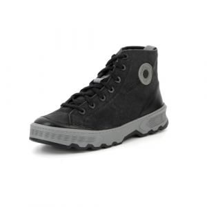 Kickers Sneakers hautes Toile Kick Way Noir - Couleur Noir - Taille 40