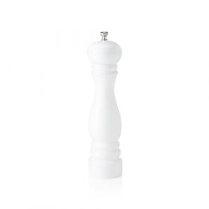 Moulin à sel avec broyeur en céramique Blanc brillant 25 cm