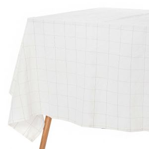 Nappe Bergen 150x250 cm - Amadeus - Blanc - Tissu