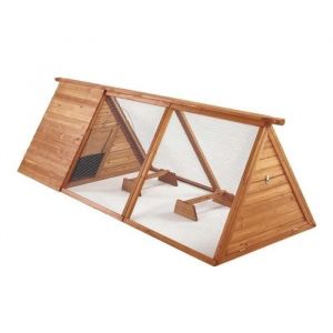 Image de Suinga - Poulailler en bois Bristol 280x100x80 cm, pour permettre le contact des animaux avec le sol