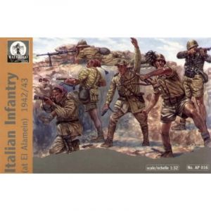 Figurines Infanterie italienne El Alamein 1/32 - Waterloo 1815 Figurines historiques - WLAP016