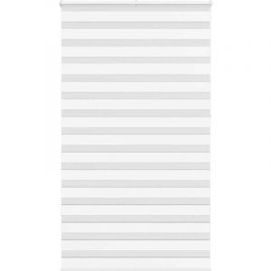 VidaXL Store zèbre blanc 135x230 cm largeur du tissu 130,9cm polyester