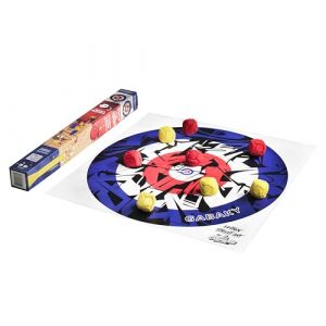 GABAKY Jeu de P&eacute;tanque Originale, Mix de Palet et Curling, Cible avec 8 Boules Molles, Tout Terrain Int&eacute;rieur Ext&eacute;rieur Indoor Outdoor