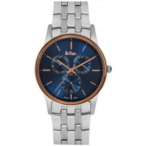 Image de Lee Cooper Montre LC06498-590 - Bracelet Acier Argenté Boitier Marron Homme