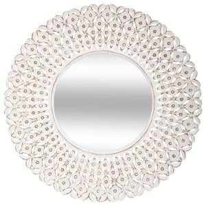 Image de Atmosphera Miroir mural en Bois Sculpté aspect vieilli D 75 cm