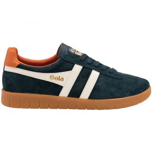 Gola Hurricane Suede, Sneaker Homme, Navy/Off White/Moody Orange/Gum, 43 EU