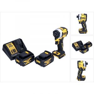 Dewalt DCF850M2 Visseuse &agrave; choc sans fil 205Nm 1/4" 18V Brushless + 2x Batteries 4,0Ah + Chargeur