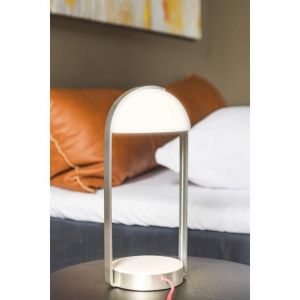 Image de SLV Lampe à poser Brenda LED 3000K chargement sans fil - Argent