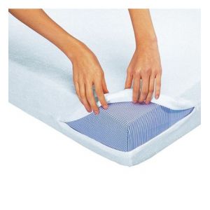 Housse matelas intégrale éponge traitée BI OME Blanc