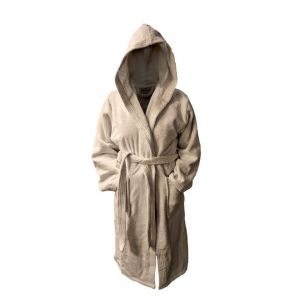 Peignoir à Capuche 470 gm² TERTIO - Beige Ficelle
