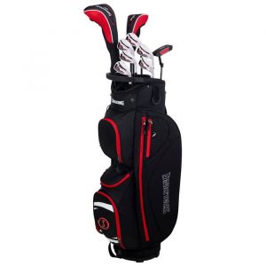 Spalding Set de golf Droitier avec sac chariot Tour 2 FS Graphite