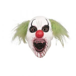 Masque intégral latex clown cannibal adulte