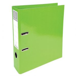 Exacompta Lot de 10 classeurs à levier Iderama Prem'touch dos 70mm - Vert anis - 53623E