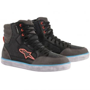 Alpinestars Bottes J-6 Canvas EU 42 Black / Anthracite / Light Blue - Black / Anthracite / Light Blue - Taille EU 42