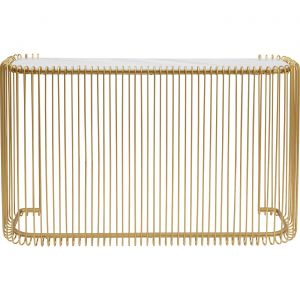 Kare Design Console Wire dorée 142x43cm