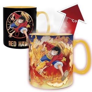 Abystyle One Piece - Mug Heat Change - 460 ML - Luffy & Sabo