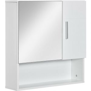 MH Armoire murale salle de bains miroir bristol blanche