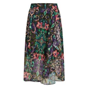 Morgan Jupe portefeuille imprimée multicolore femme - Taille 38