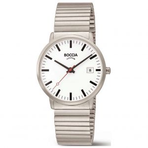 Boccia Mens Watch 3622-04, Quartz, 38mm, 5atm