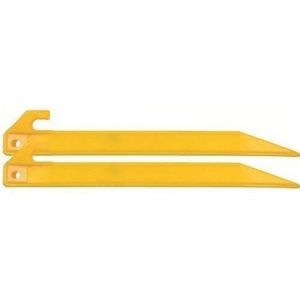Highlander Pack 6 Piquets Courbes Plastique 22,5Cm