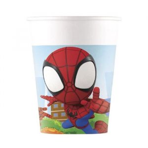 Procos 8 Gobelets Spidey et ses amis 200 ml