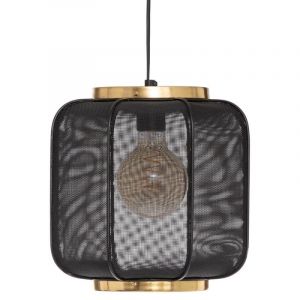 Image de Atmosphera Lampe Suspension en Métal "Luna" 28cm Noir