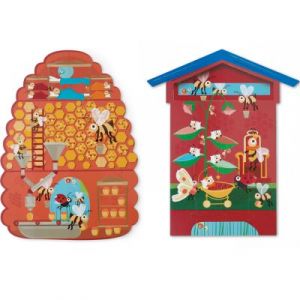 Scratch Puzzle double face Les abeilles (40 pièces)