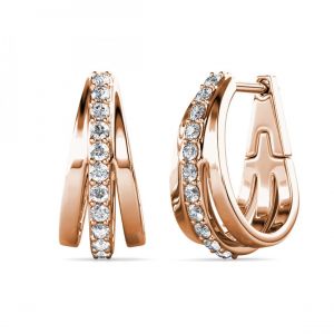 Boucles d?oreilles Femme MYC-Paris - DE0343-RG Laiton Doré rose