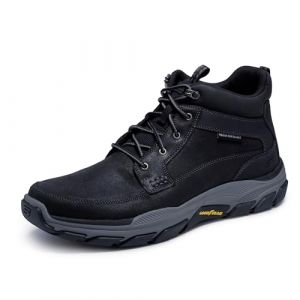 Skechers Respected Homme Bottes Décontracté Noir - 43