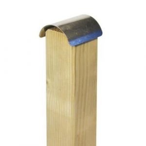 Gah-alberts 205621 capuchon en acier inoxydable pour poteau rond en bois