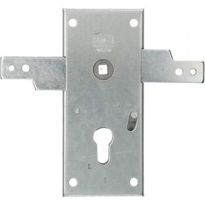 Serrure de garage en acier 60 mm - Cylindre profilé pour portail basculant Argenté - Kotarbau