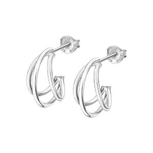 Boucles oreilles Lotus Silver Hoops - LP3282-4-1 Argent 925/1000
