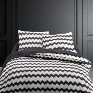 Today Parure de couette 3 pièces Ethnik Sweety microfibre - Ardoise