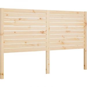 VidaXL Tête de lit 166x4x100 cm Bois massif de pin Brown
